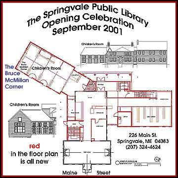 The new Springvale Public Library building layout with The Bruce McMillan Corner
